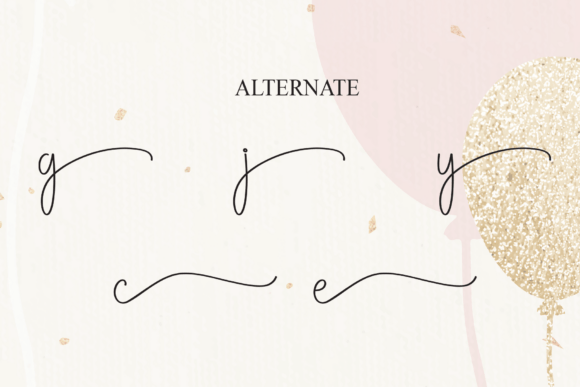 Birthday Vintage Font - Preview 6