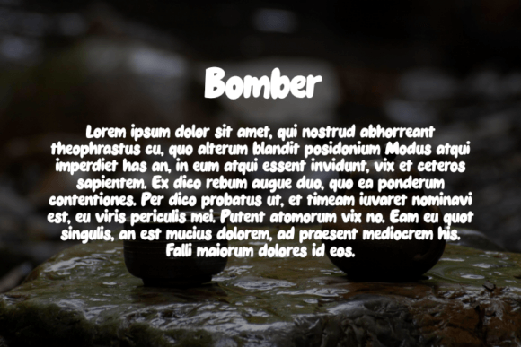 Bomber Font - Preview 2