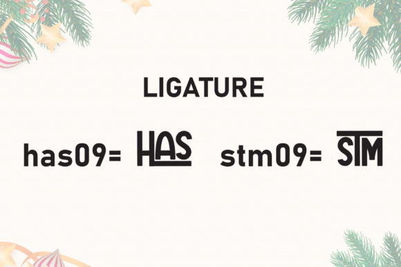 Chasing Christmas Font - Preview 6