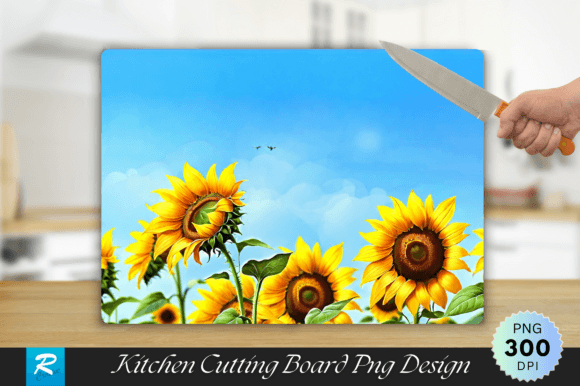 Common Sunflowers Cutting Board