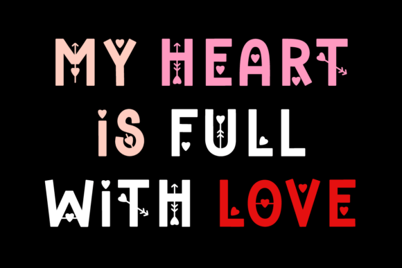 Cupid Time Font PNG with transparent background - Preview 2