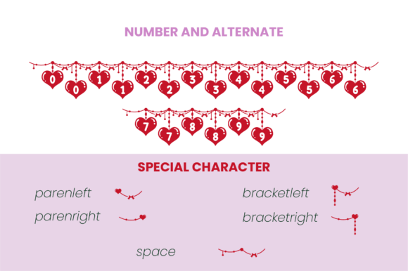 Festive Love Font - Preview 5