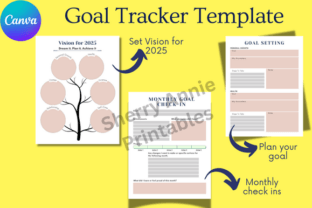Goal Tracker Template Graphic by Sherry Annie · Creative Fabrica