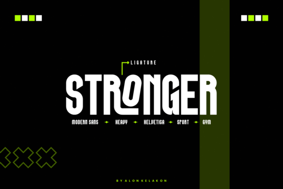 Overosab Font PNG with transparent background - Preview 1