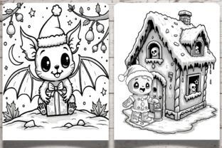 35 Creepy Christmas Coloring Pages Graphic by ADCPArt · Creative Fabrica