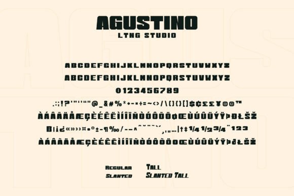 Agustino Font - Preview 3