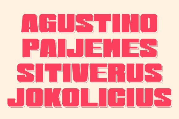 Agustino Font - Preview 6