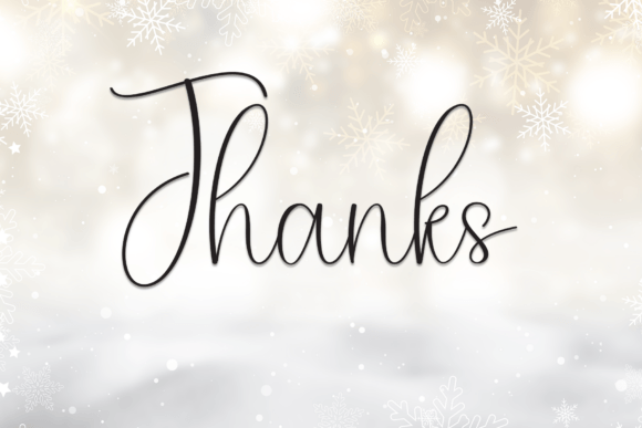 Background Christmas Font - Preview 6