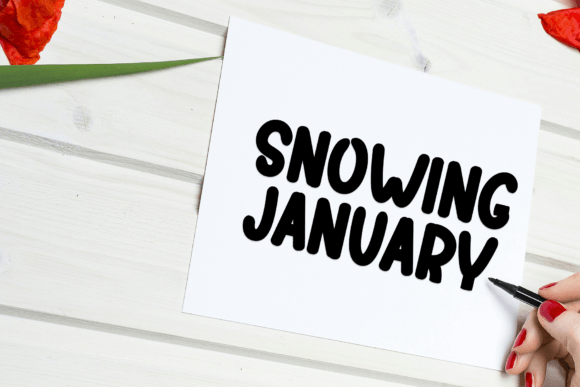 Charming January Font - Preview 4
