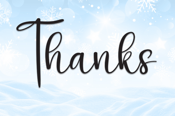 Chilly Christmas Font - Preview 6