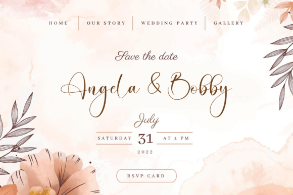 Christmas Background Font - Preview 1