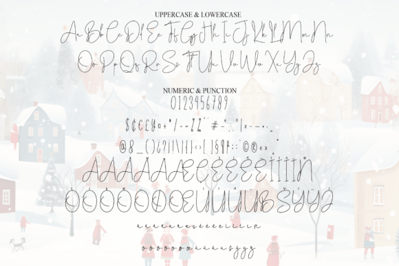 Christmas Winterland Font - Preview 6