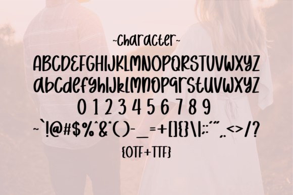 Couple Goals Font - Preview 2