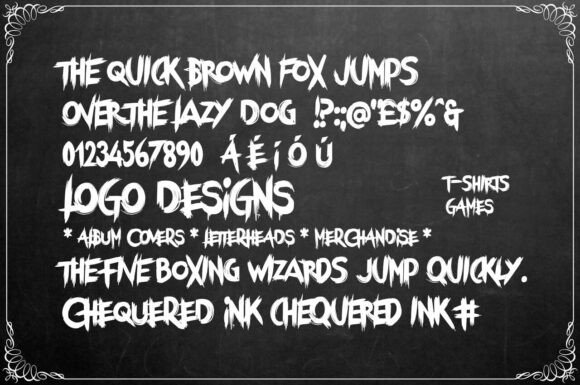 Cursed Cavalcade Font - Preview 1