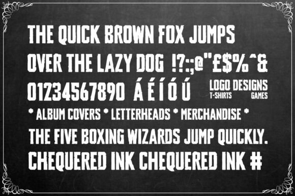 Destruction Manual Font PNG with transparent background - Preview 1