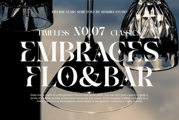 Diverse Vears Font - Preview 1