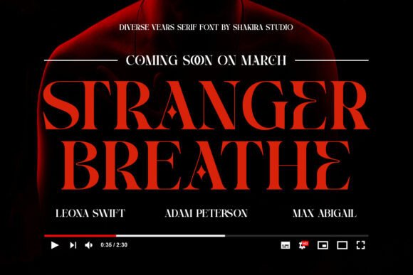 Diverse Vears Font - Preview 3