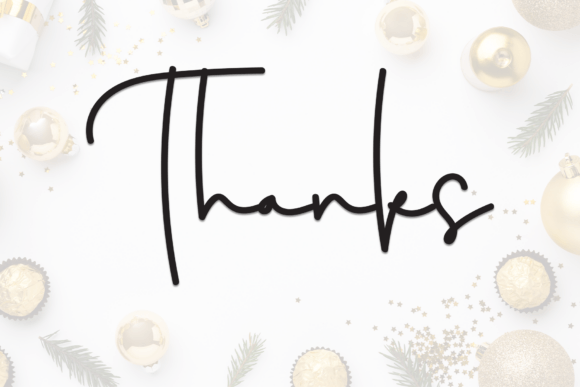 Elegant Christmas Font - Preview 6