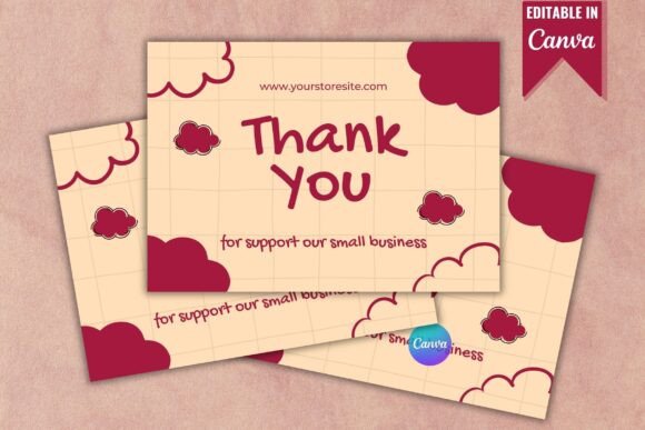 Elegant Thank You Card Template