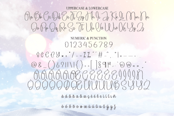 Fantasy Winter Font - Preview 6