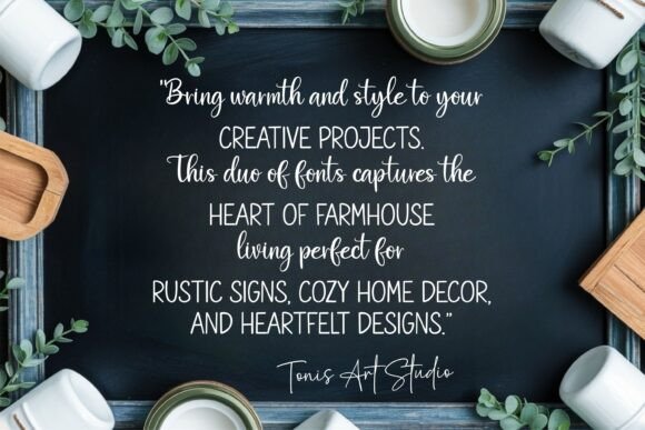 Farmhouse Script & Skinny Farmhouse Font - Preview 1