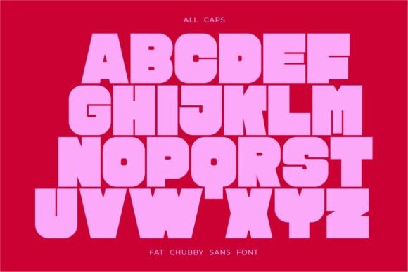 Fat Chubby Font - Preview 6
