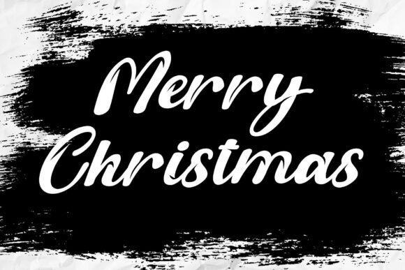 Flower Xmas Font - Preview 3