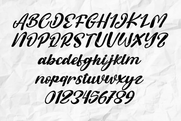 Flower Xmas Font - Preview 5