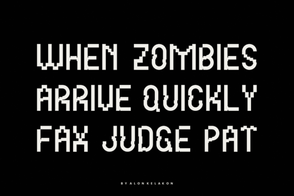 Geraqed Font - Preview 3