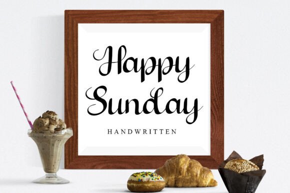 Handmade Background Font PNG with transparent background - Preview 4