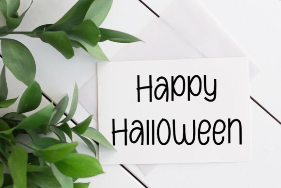 Handmade Pumpkin Font PNG with transparent background - Preview 4