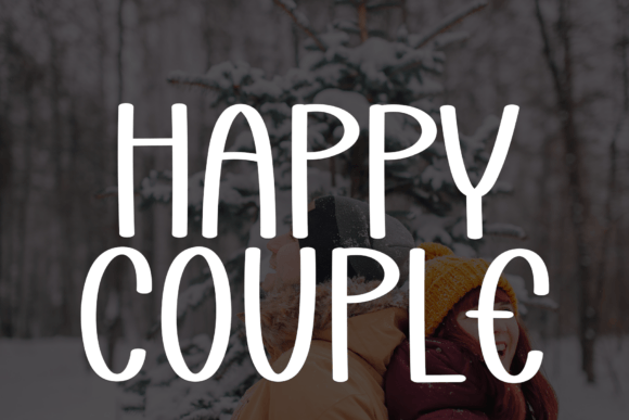 Happines Forever Font PNG with transparent background - Preview 6