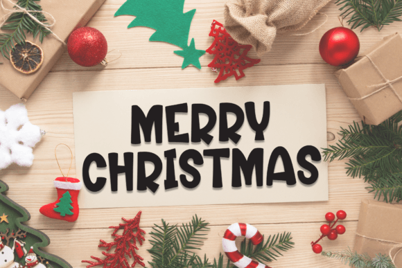 Happy Winter Font - Preview 4