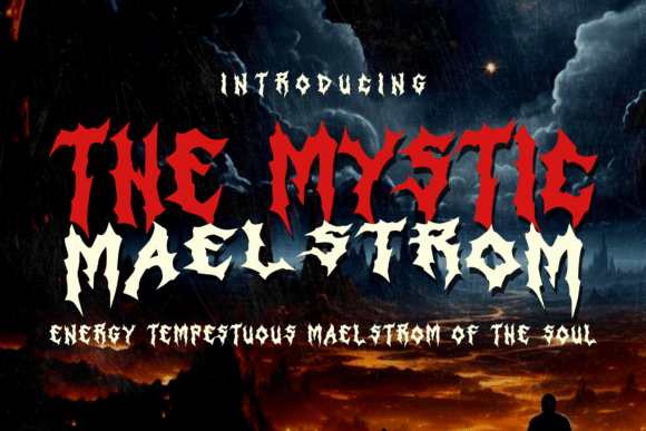 Infernal Chaos Font PNG with transparent background - Preview 3