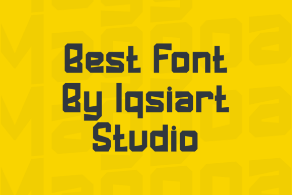 Maggoat Font PNG with transparent background - Preview 3
