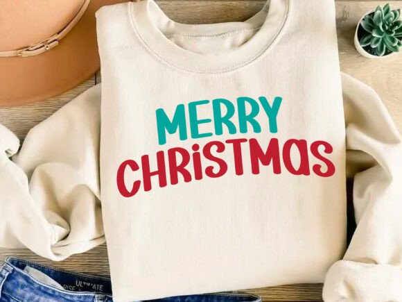 Merry Holiday Font PNG with transparent background - Preview 2