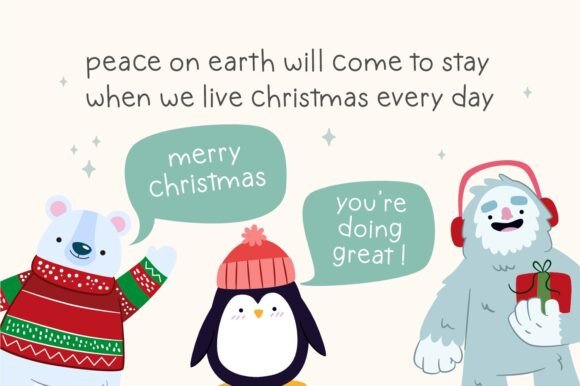 Merry Notes Font PNG with transparent background - Preview 4