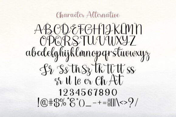 Sky Script Font PNG with transparent background - Preview 6