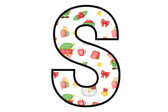 Snowman Alphabet Letters Cliparts