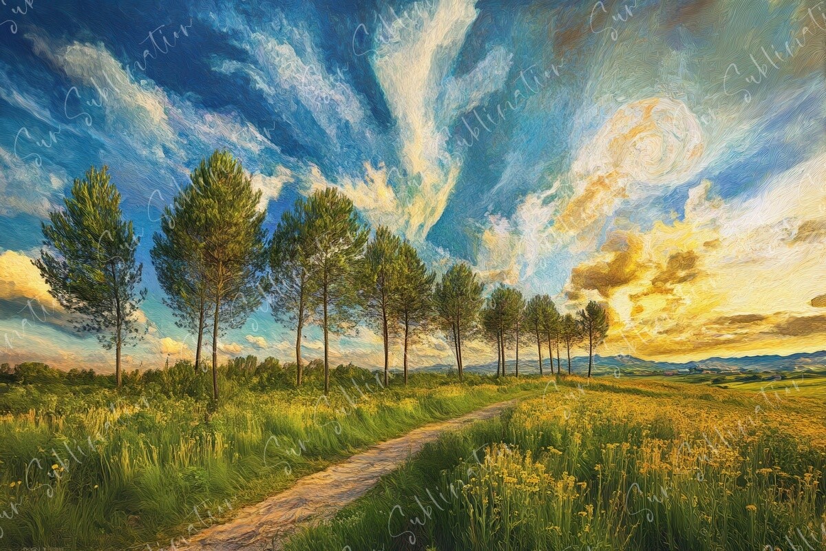 Rolling Graphics Breathtaking Landscape of Rolling Graphic by Sun Sublimation · Creative ...