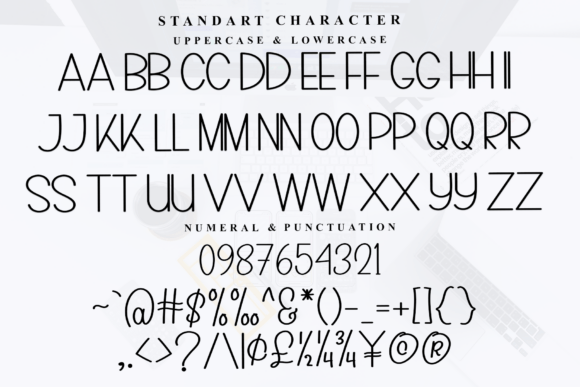 Cardinal Numbers Font - Preview 4