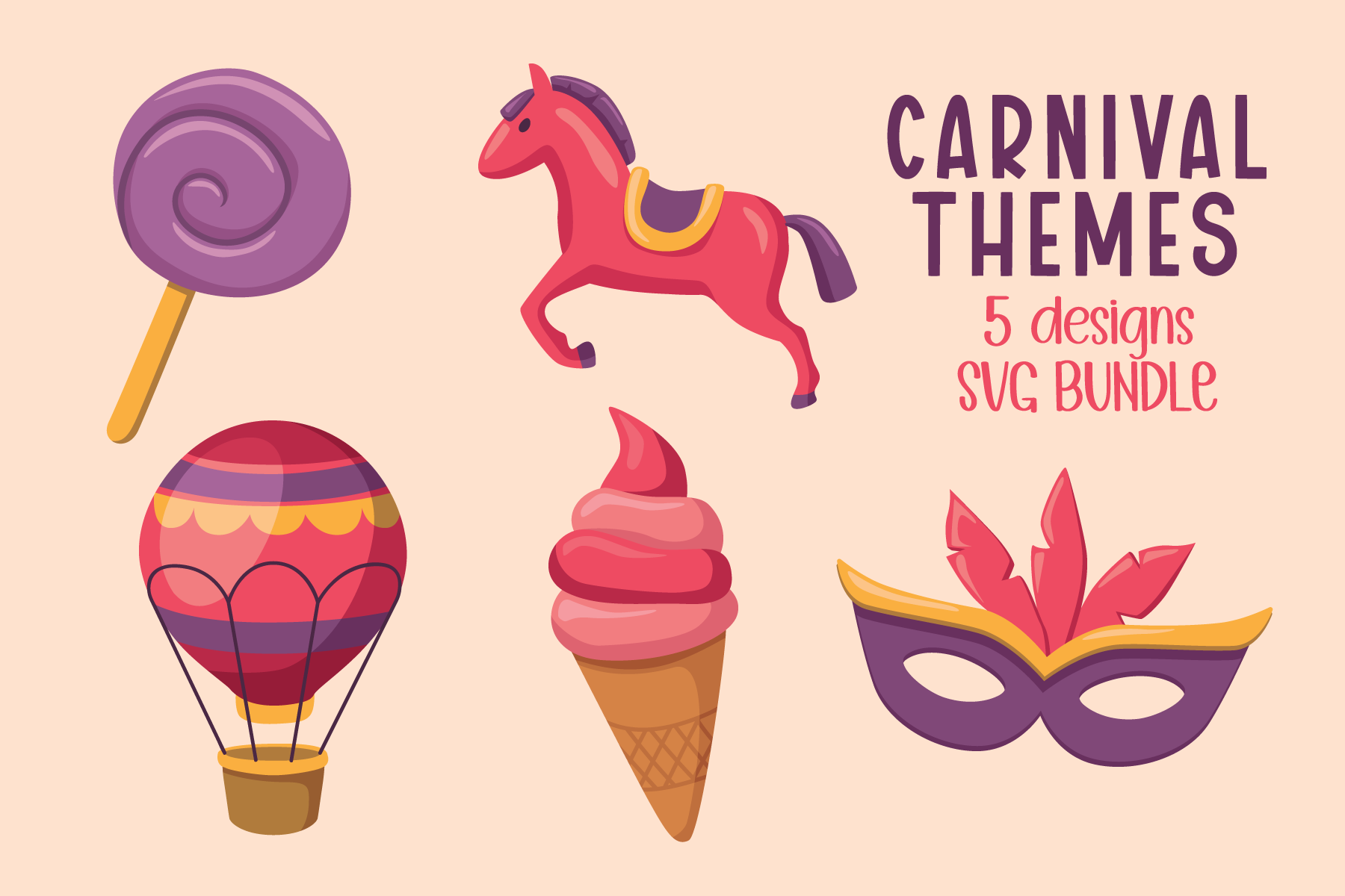 Carnival Theme SVG Bundle Graphic by Whimsy & Wonders · Creative Fabrica