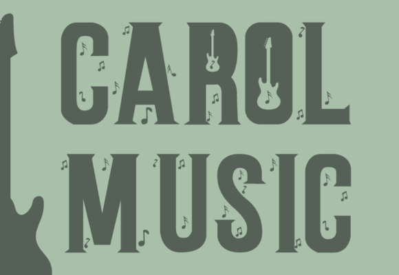 Carol Music Font font preview - 3