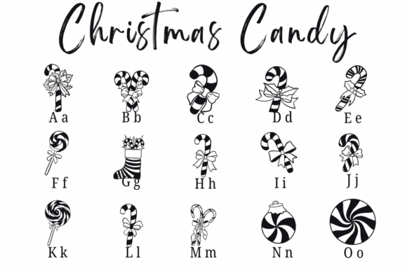 Christmas Candy Font - Preview 1