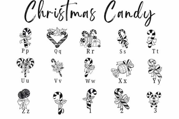Christmas Candy Font - Preview 2