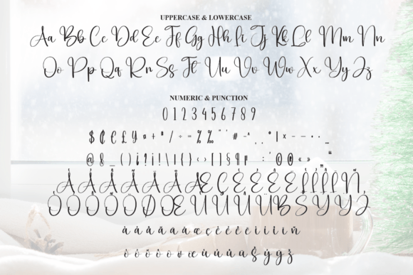 Christmas Chilly Font PNG with transparent background - Preview 6