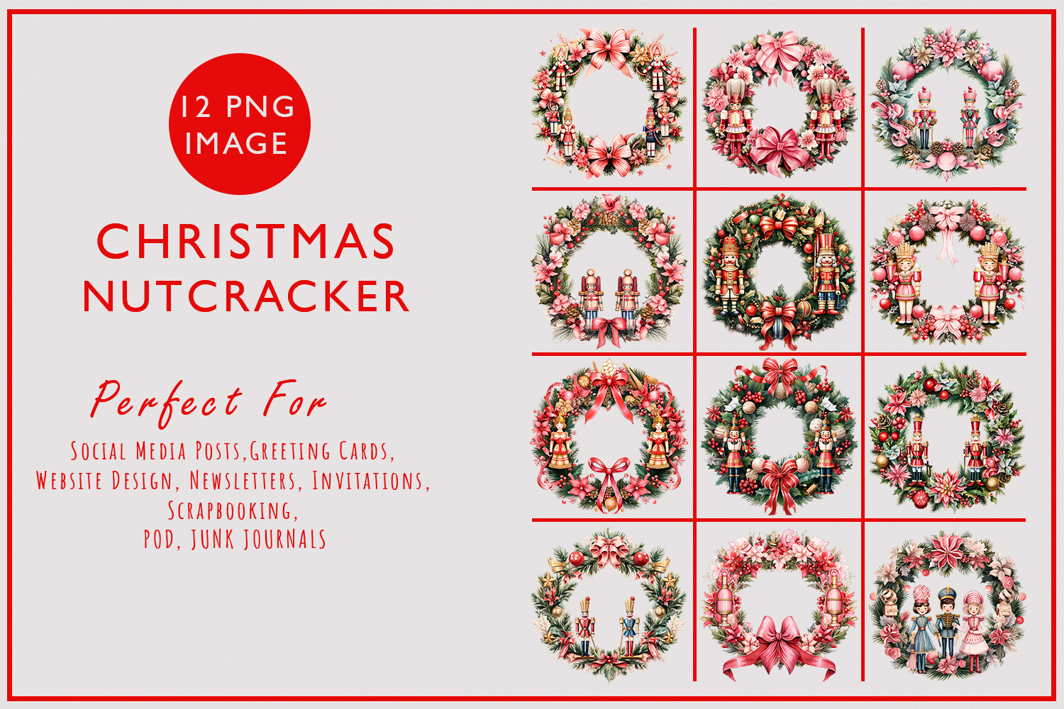 Christmas Nutcracker Clipart Part1 Graphic by TheClipCrafter · Creative ...
