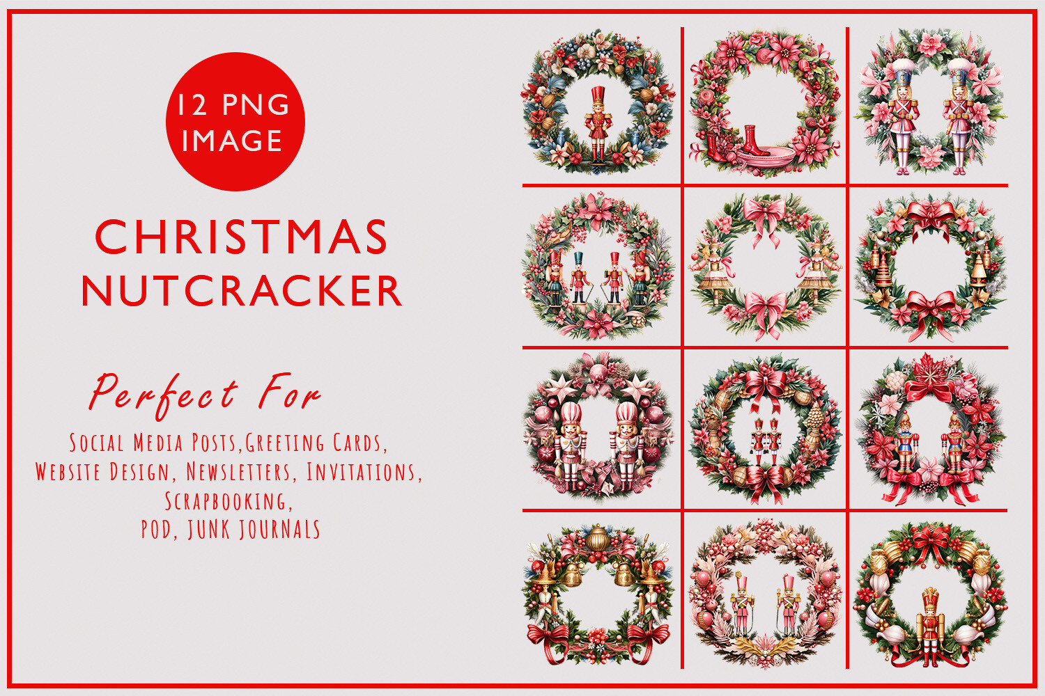 Christmas Nutcracker Clipart Part4 Graphic by TheClipCrafter · Creative ...