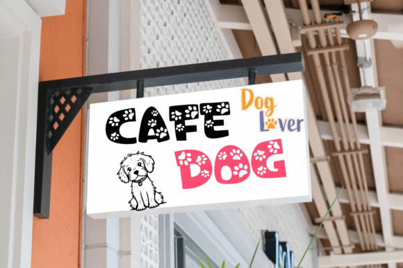 Footprints Dog Font - Preview 3