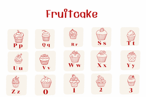 Fruit Cake Font - Preview 2